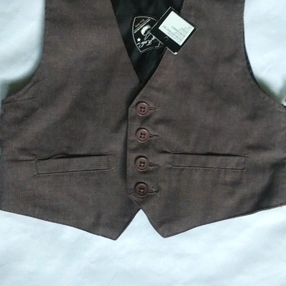 NWT Sovereign Code Gray 2 Pc Suiter Vest Pants Set - Picture 3 of 8